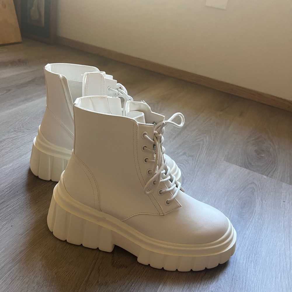 Alternative White Platform Boots - image 2